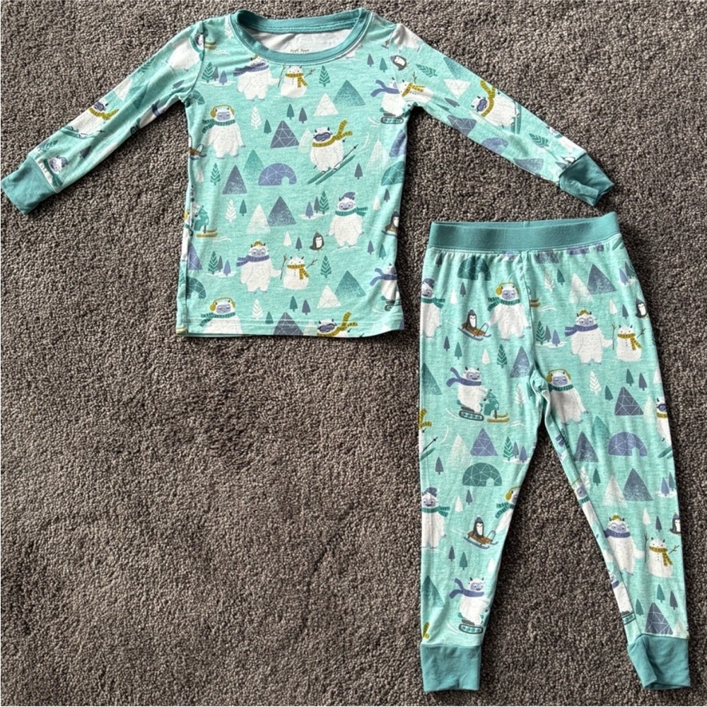 Little Sleepies Yeti Snow Day Pajamas 18-24